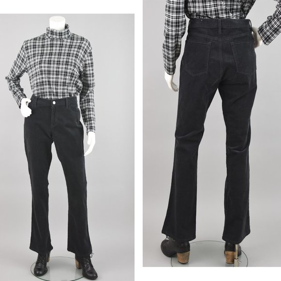 LOFT Pants - Loft Dark Gray Corduroy Curvy Bootcut Pants Women's Size 10